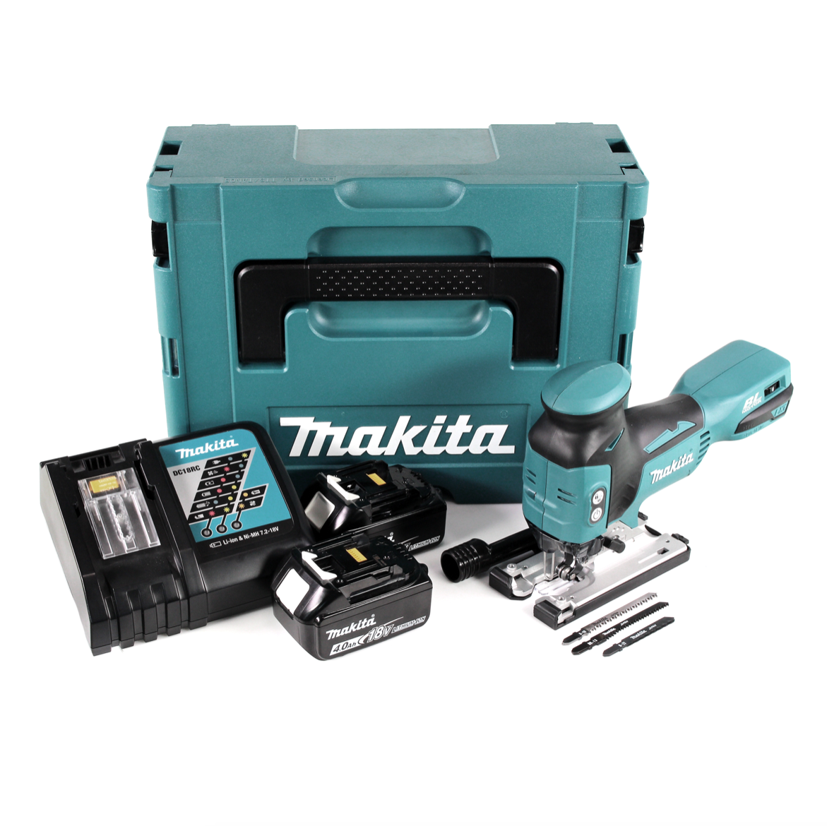 Makita DJV 181 RMJ Akku Pendelhubstichsäge 18V Brushless + 2x Akku 4,0Ah + Ladegerät + Makpac - Toolbrothers