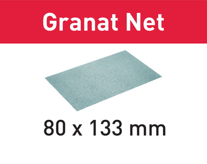 Festool STF 80x133 P150 GR NET/50 mesh abrasif Garnet Net (203288) pour RTS 400, RTSC 400, RS 400, RS 4, LS 130, HSK-A 80x130, HSK 80x133