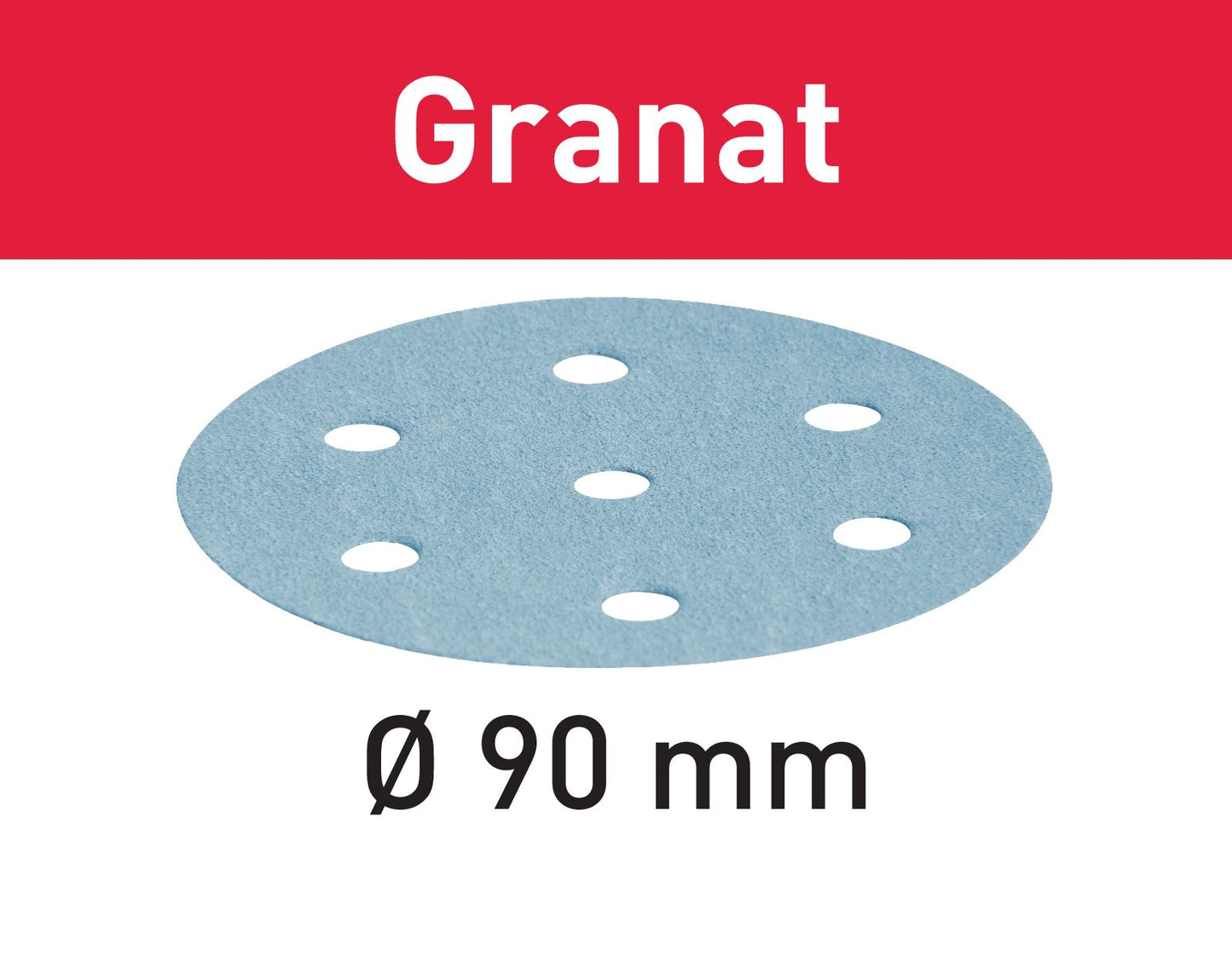 Festool STF D90/6 P1500 GR/50 disque abrasif grenat (498330) pour RO 90 DX