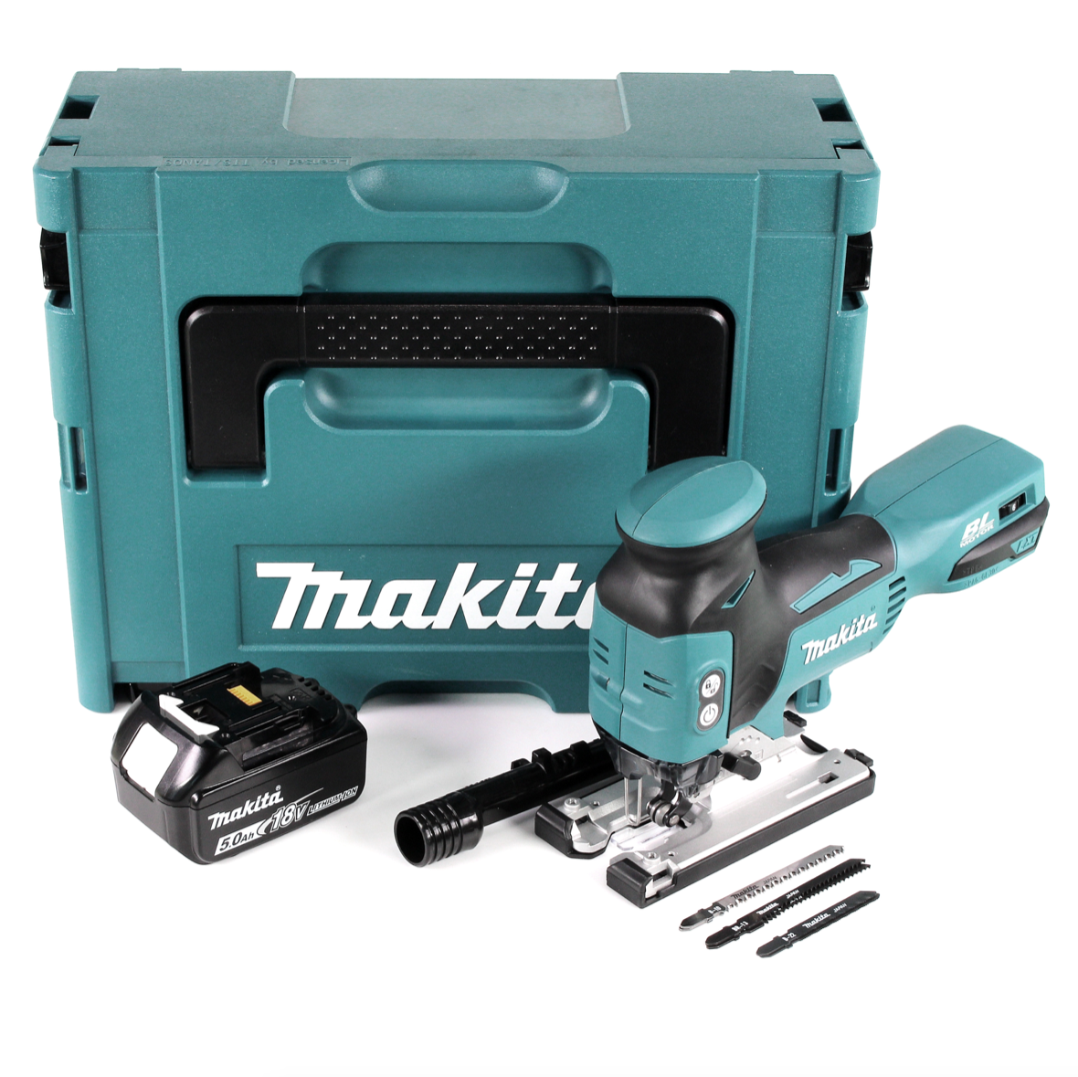 Makita DJV 181 T1J Akku Pendelhubstichsäge 18V Brushless + 1x Akku 5,0Ah + Makpac - ohne Ladegerät - Toolbrothers