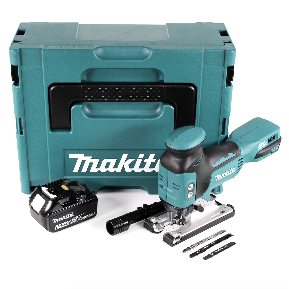 Makita DJV 181 G1J Akku Pendelhubstichsäge 18V Brushless + 1x Akku 6,0Ah + Makpac - ohne Ladegerät - Toolbrothers