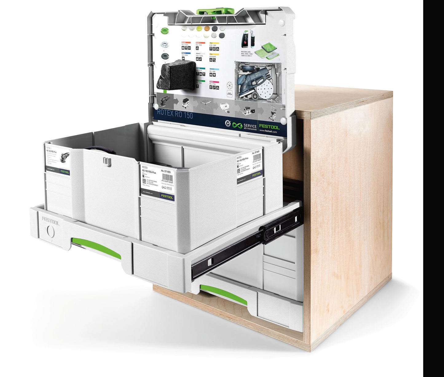 Festool SYS-AZ kit coulissant (500767) pour Systainer³ M, T-LOC et Classic