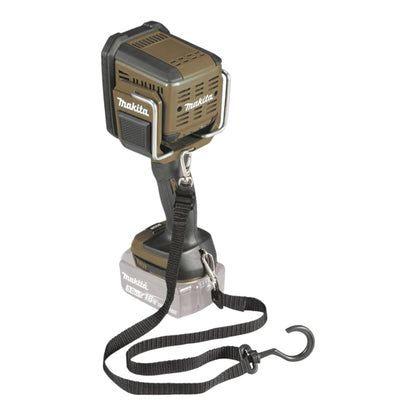 Makita DML 812 F1 Projecteur manuel à batterie 18 V 1250 lm LED vert olive édition spéciale outdoor aventure + 1x batterie 3,0 Ah - sans chargeur