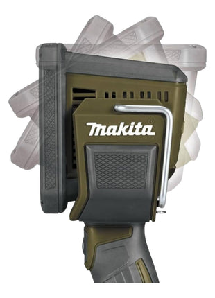 Makita DML 812 F1 Projecteur manuel à batterie 18 V 1250 lm LED vert olive édition spéciale outdoor aventure + 1x batterie 3,0 Ah - sans chargeur