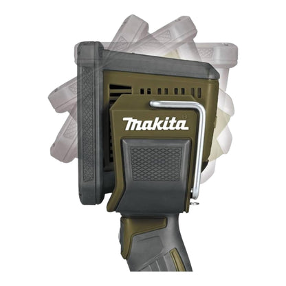 Makita DML 812 F1 Projecteur manuel à batterie 18 V 1250 lm LED vert olive édition spéciale outdoor aventure + 1x batterie 3,0 Ah - sans chargeur