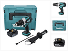 Makita DHP 458 M1J perceuse à percussion sans fil 18 V 91 Nm + 1x batterie 4,0 Ah + Makpac - sans chargeur