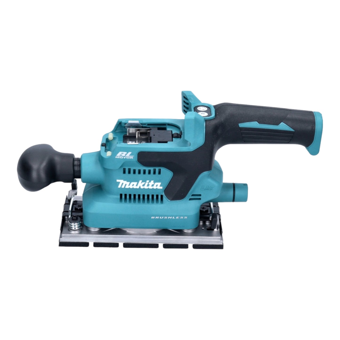 Makita DBO 380 RF1 ponceuse orbitale sur batterie 18 V 93 x 185 mm sans balai + 1x batterie 3,0 Ah + chargeur