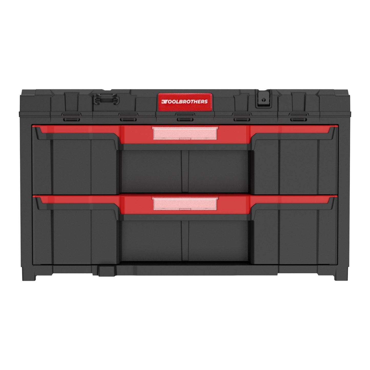 Toolbrothers RHINO XXL Drawer 2 ECO Toolbox boîte à outils 587 x 380 x 340 mm 29 l avec deux tiroirs