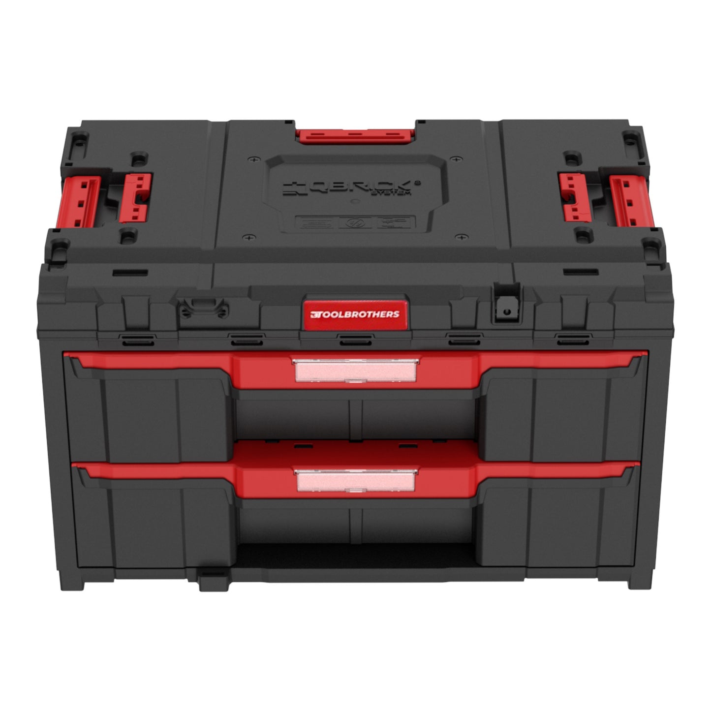 Toolbrothers RHINO XXL Drawer 2 ECO Toolbox boîte à outils 587 x 380 x 340 mm 29 l avec deux tiroirs