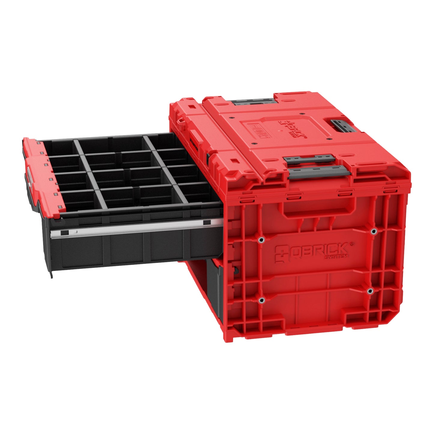 Toolbrothers RHINO XXL Drawer 2 ULTRA Vario+ Toolbox Boîte à outils sur mesure 587 x 380 x 340 mm 29 l avec deux tiroirs