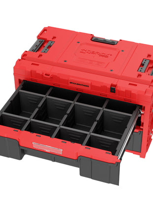 Toolbrothers RHINO XXL Drawer 2 ULTRA Vario+ Toolbox Boîte à outils sur mesure 587 x 380 x 340 mm 29 l avec deux tiroirs