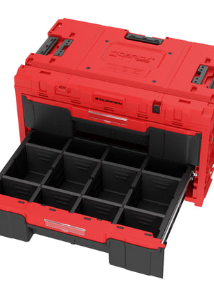 Toolbrothers RHINO XXL Drawer 2 ULTRA Vario+ Toolbox Boîte à outils sur mesure 587 x 380 x 340 mm 29 l avec deux tiroirs