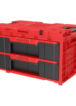 Toolbrothers RHINO XXL Drawer 2 ULTRA Vario+ Toolbox Boîte à outils sur mesure 587 x 380 x 340 mm 29 l avec deux tiroirs