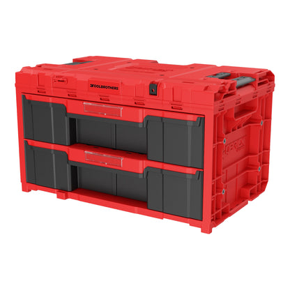 Toolbrothers RHINO XXL Drawer 2 ULTRA Vario+ Toolbox Boîte à outils sur mesure 587 x 380 x 340 mm 29 l avec deux tiroirs