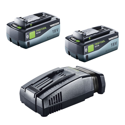 Kit d'énergie Festool 18 V 2x8,0/SCA16 2x batterie 18 V 8,0 Ah (2x 577323) + chargeur (576953)