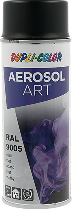 Spray de peinture coloré DUPLI-COLOR AEROSOL Art noir profond mat (4000363042)