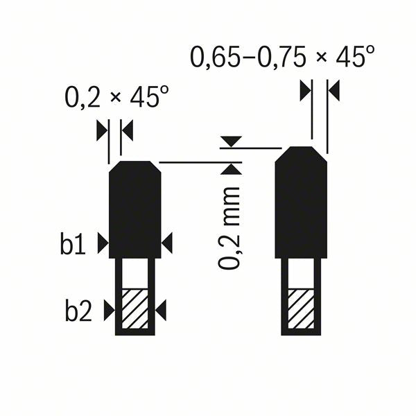 Bosch Kreissägeblatt Expert for Steel, 190 x 20 x 2,0 mm, 40 ( 2608643056 )