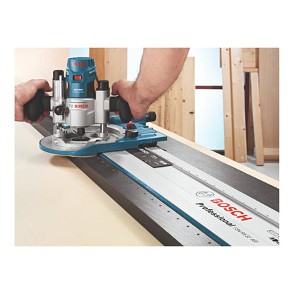 Bosch FSN OFA 32 KIT 800 Système de rail de guidage de fraisage professionnel (1600A001T8) 800 mm avec adaptateur de grille de trous de 32 mm