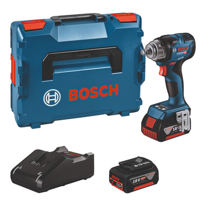 Bosch GDS 18 V HC Akku Drehschlagschrauber 330 Nm ( 06019L5003 ) + L-Boxx + 2x Akku 5,0 Ah + Ladegerät