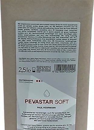 PEVASTAR SOFT nettoyant pour les mains Pevastar SOFT 2,5 l (9000473278)