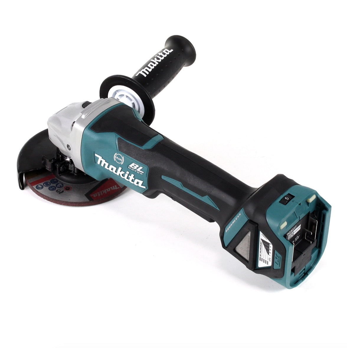 Makita DGA 517 Z Akku Winkelschleifer 18 V 125 mm Brushless Solo - ohne Akku, ohne Ladegerät - Toolbrothers