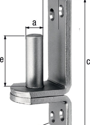 Bloc GAH sur plaque 16x13mm (3000200307)