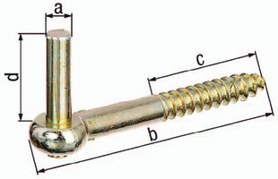 GAH Kloben  zum Einschrauben 13x155mm ( 3000200316 )