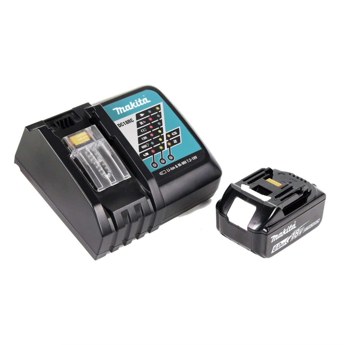 Makita DST 221 RG1J 18 V Li-ion Akku Tacker im Makpac  + 1x BL 1860 B 6,0 Ah Li-Ion Akku + DC 18 RC Ladegerät - Toolbrothers