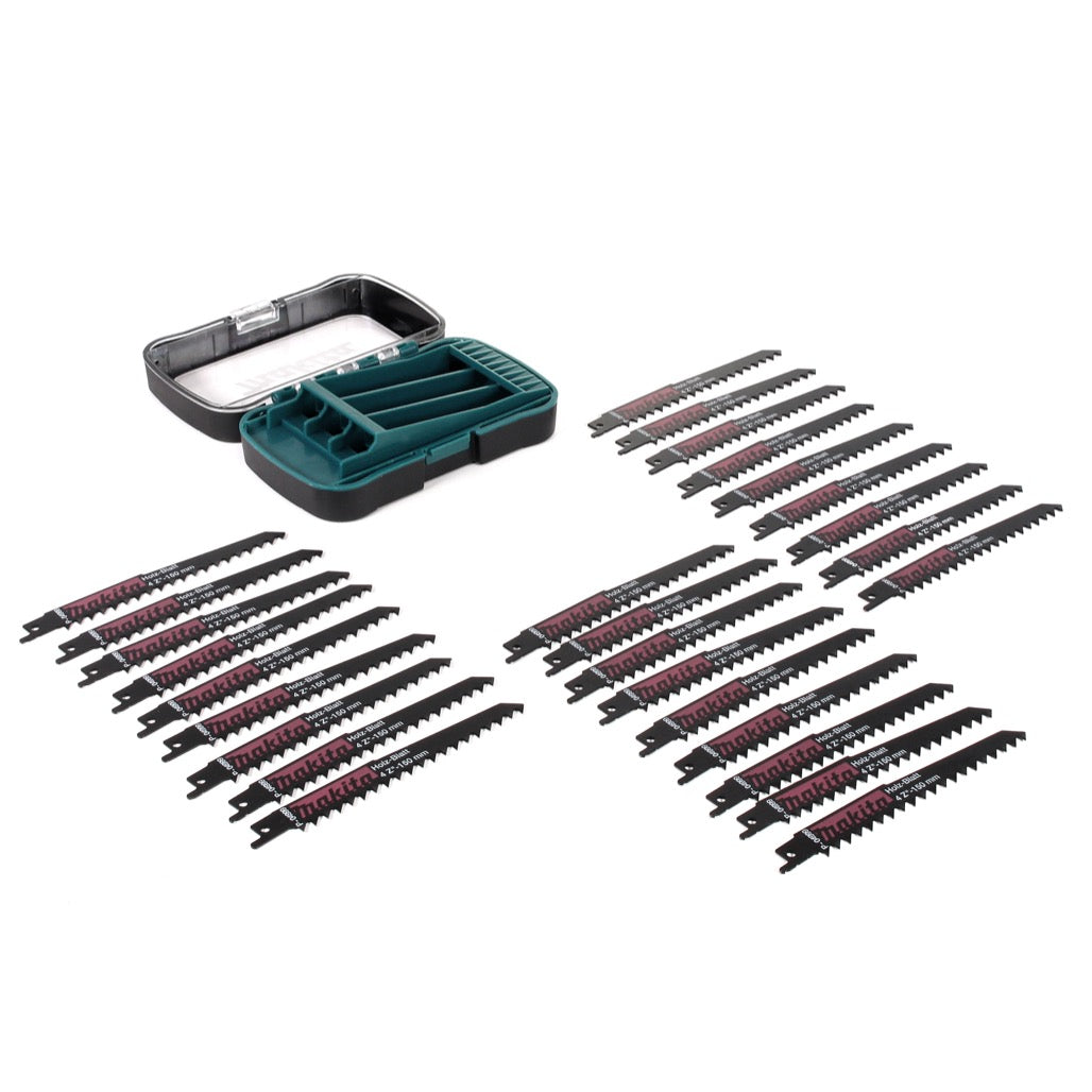 Makita Reciprosägeblatt Set 27 tlg. 130 mm in praktischer Box ( P-81278 ) - Toolbrothers