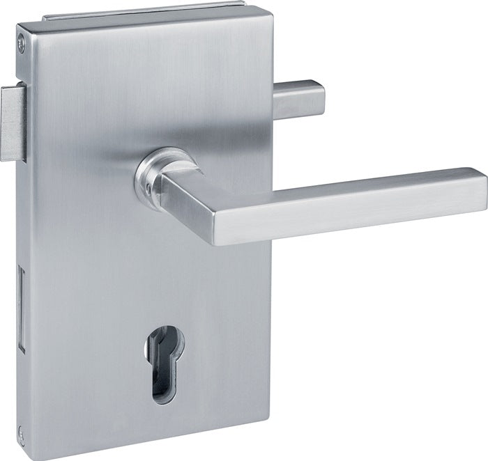 Serrure pour porte en verre HERMAT 6053 PZ R - Molina inox mat (3000253948)