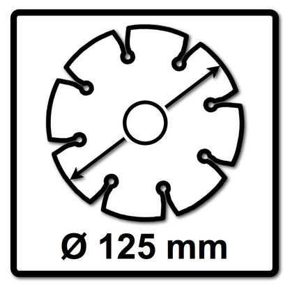 Makita Diamak 125 mm 1 Stk. ( D-61139 ) Diamant Trennscheibe für Stein, Beton Aufnahme 22,23 mm - Toolbrothers