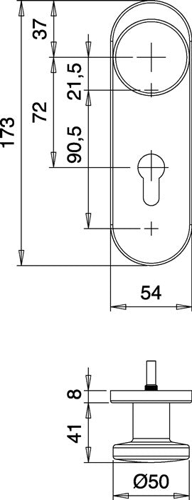 Kit de protection incendie EDI Targa/K FS K7/103 aluminium F1 D/K (3000261393)