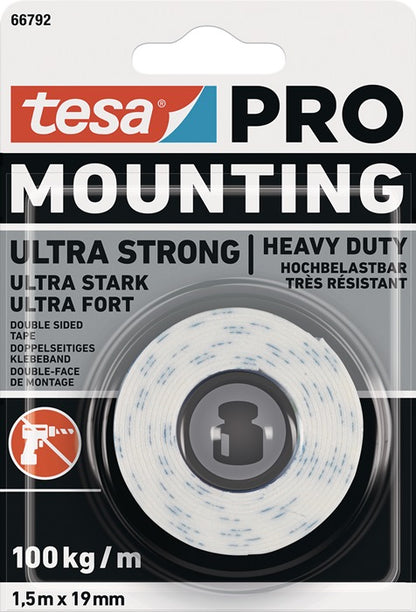 TESA ruban de montage Mounting PRO Ultra Strong 66792 blanc (3000265491)