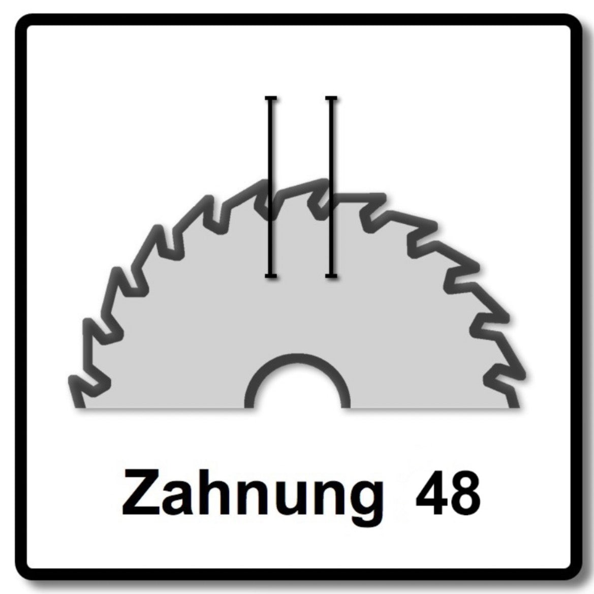 Makita MAKBLADE Kreissägeblatt für Holz 255 x 30 x 2,1 mm 48 Zähne ( B-32699 ) - Toolbrothers