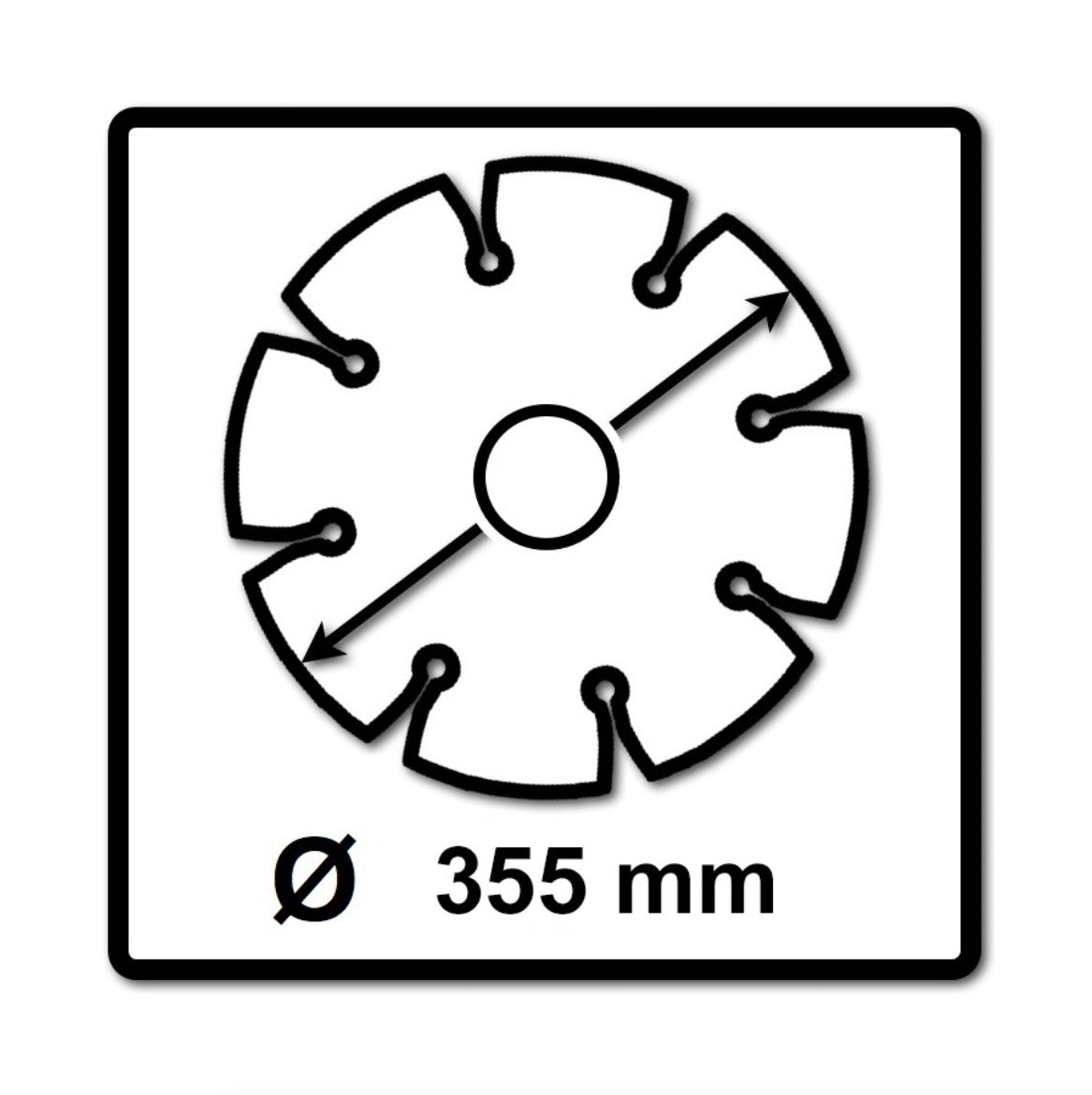 Makita Long Life Metall Trennscheibe 355 x 3 x 25,4 mm 5 Stück ( B-10665-5 ) - Toolbrothers