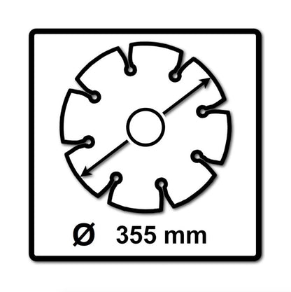 Makita Long Life Metall Trennscheibe 355 x 3 x 25,4 mm 5 Stück ( B-10665-5 ) - Toolbrothers