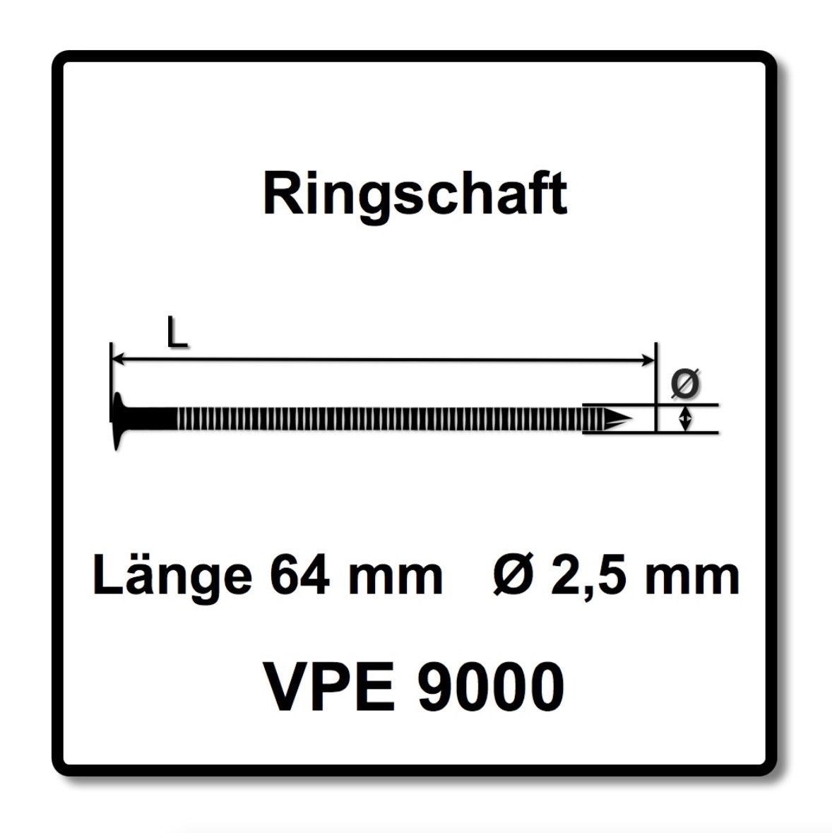 Bostitch N89C-2K-E Druckluft Coilnagler ST 50-90mm 4,8-8,3bar + 9000x Coilnägel 64mm + Koffer - Toolbrothers