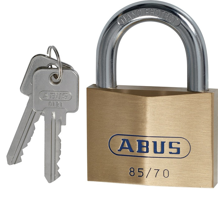 ABUS Zylindervorhangschloss 85/70 gl Schlosskörperbreite 70 mm ( 3000280038 )