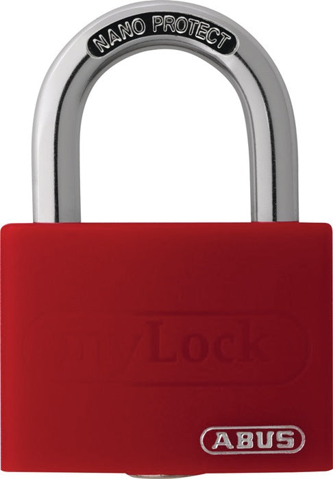 ABUS Zylindervorhangschloss T65AL/40 rot gl. Schlosskörperbreite 43 mm ( 3000280258 )