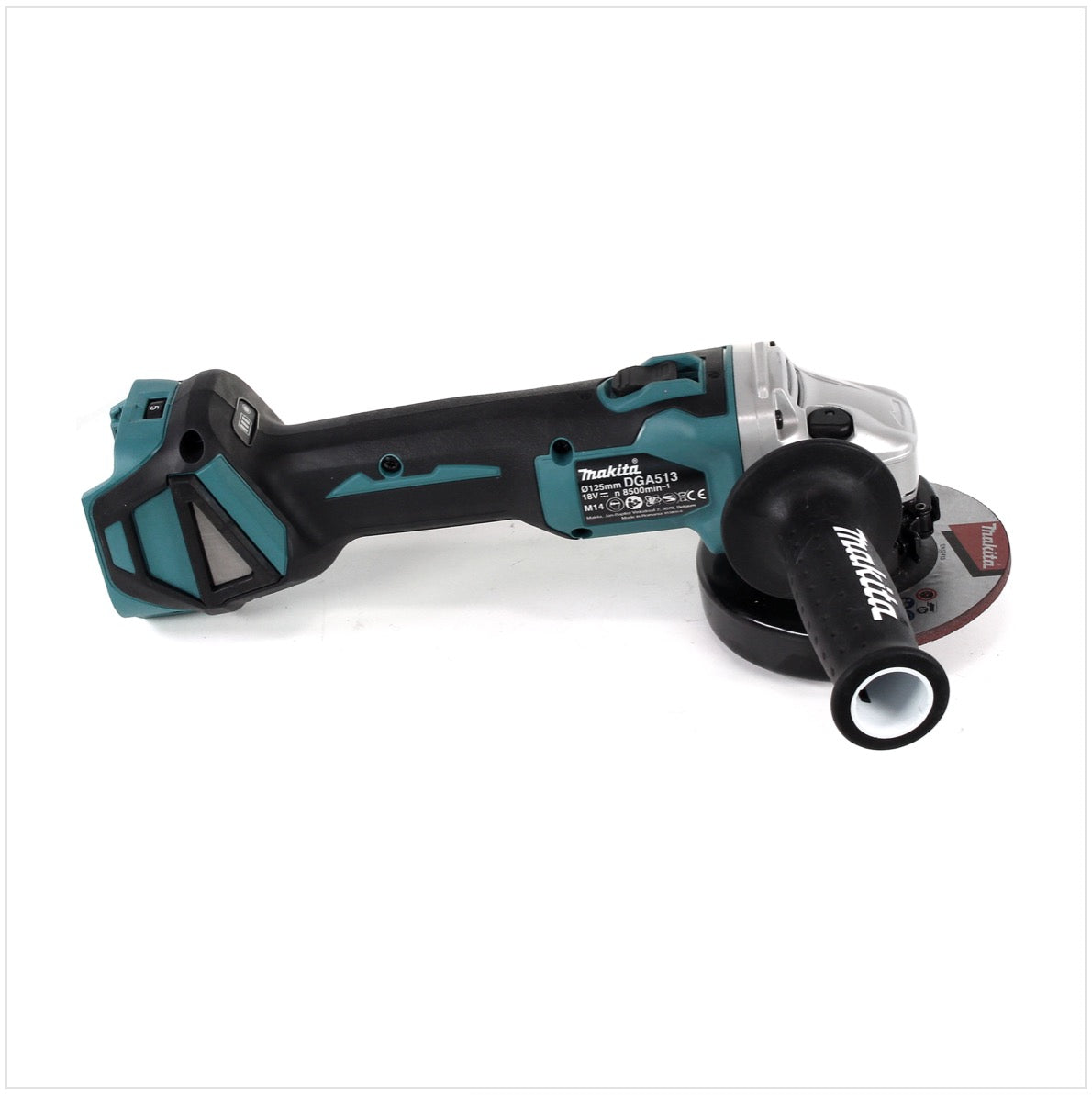 Makita DGA 513 ZJ Akku Winkelschleifer 18 V 125mm Brushless Solo + Makpac - ohne Akku, ohne Ladegerät - Toolbrothers