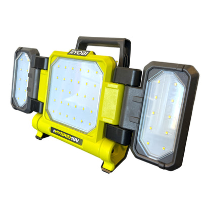 RYOBI RLPH18-0 Panneau lumineux LED hybride 18 V 3000 lm (5133005397) Solo - sans batterie, sans chargeur