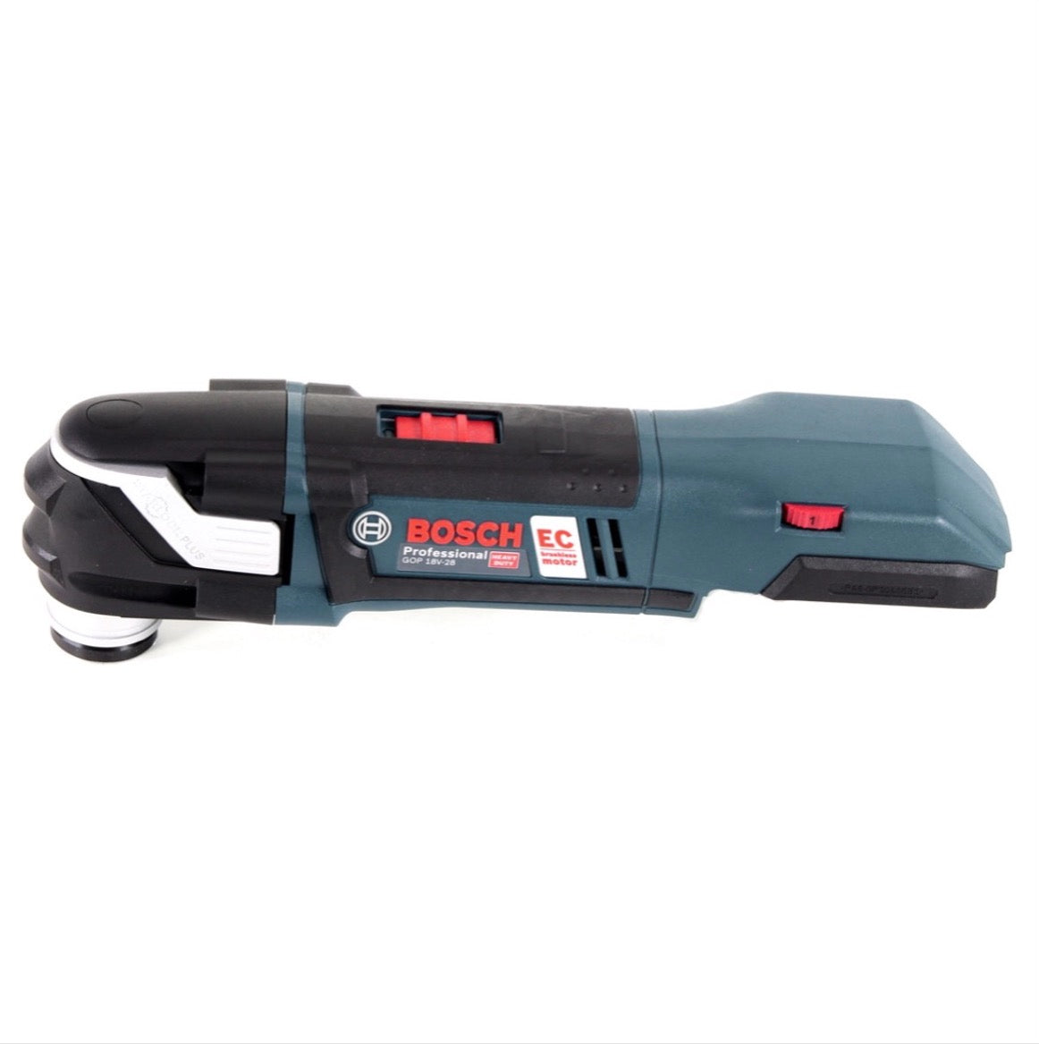 Bosch GOP 18 V-28 Professional Brushless Akku Multi Cutter Starlock Plus in L-Boxx ( 06018B6001 ) mit 7-tlg. Zubehörset für Trockenbau ( 06159975E6 ) - Toolbrothers