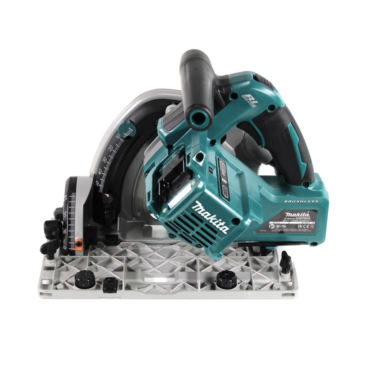 Makita DSP 600 MJ Akku Tauchsäge 36V (2x18V) Brushless + 2x Akku 4,0Ah + Makpac - ohne Ladegerät - Toolbrothers