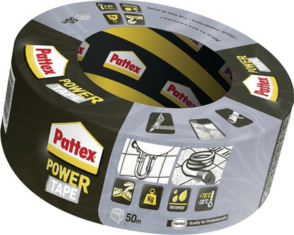 PATTEX ruban en tissu power tape gris argenté (4000353091)