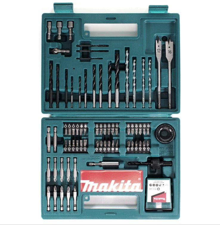 Makita B-53811 Bit & Bohrer-Set 100-teilig mit Bithalter in Kunstoffkoffer - Toolbrothers