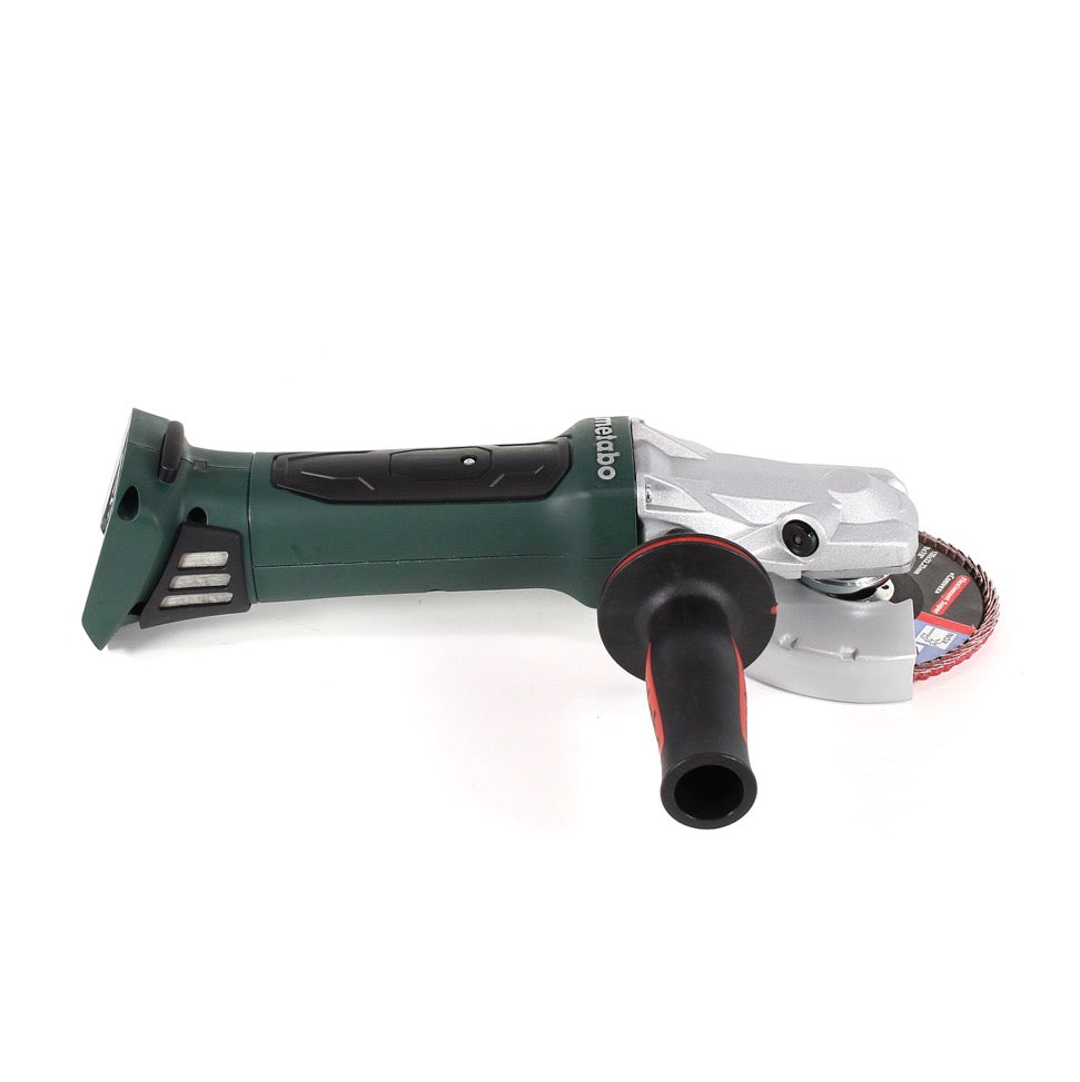 Metabo WF 18 LTX Akku Winkelschleifer 125 mm im Transportkoffer inklusive 2x 5,2 Ah Akku, Ladegerät und Lamellenschleifrad (601306500) - Toolbrothers