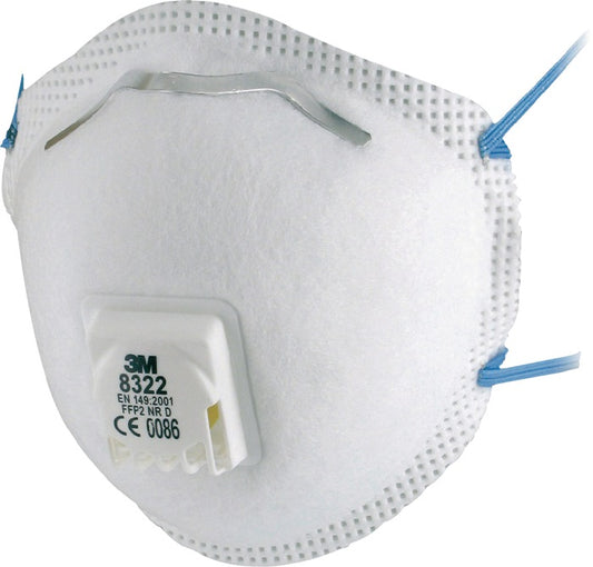 Masque respiratoire 3M 8322 FFP2 / V NR D ( 4000370652 )