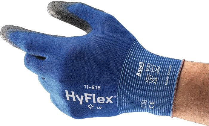 ANSELL gants HyFlex® 11-618 taille 7 bleu/noir (4000371333)