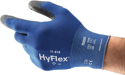 ANSELL Handschuhe HyFlex® 11-618 Größe 11 blau/schwarz ( 4000371337 )