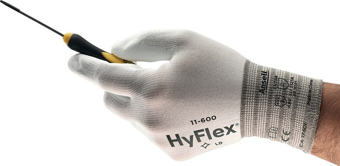 ANSELL Handschuhe HyFlex 11-600 Größe 7 weiß ( 4000371388 )